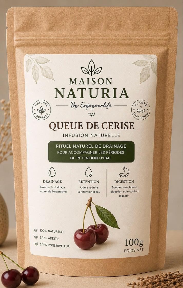 Infusion Queues de Cerises Séchées – Rétention d'Eau